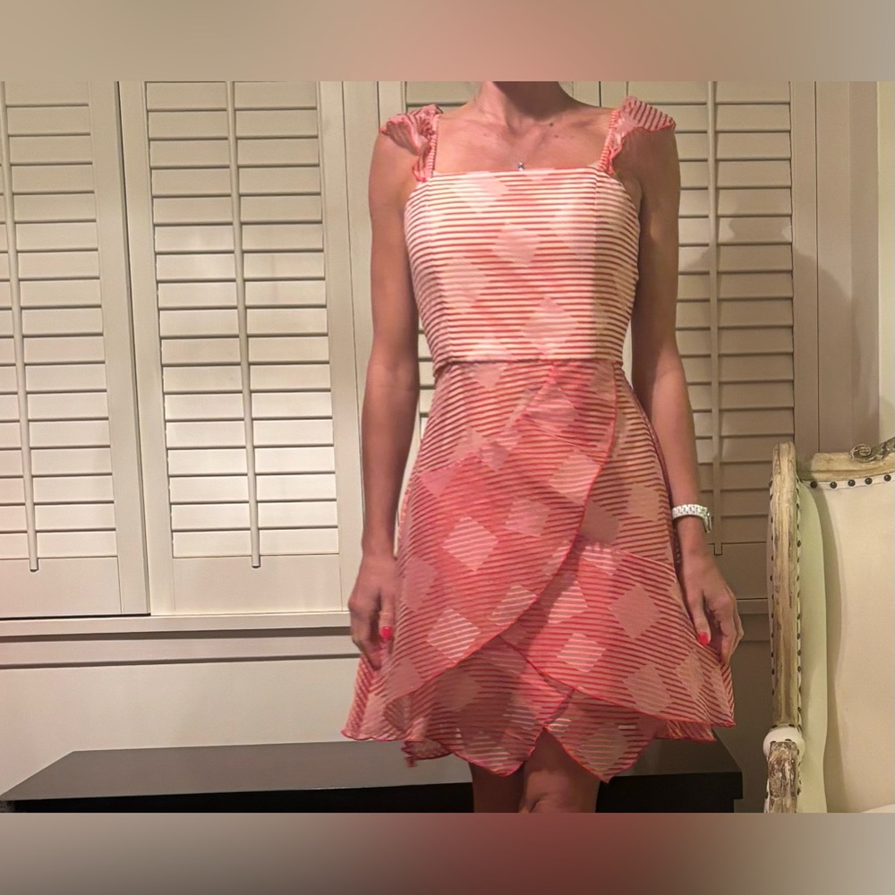Alice + Olivia Angelita striped dress